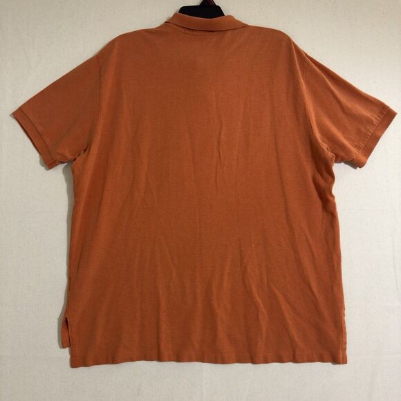 Polo Ralph Lauren Men Polo T- Shirt Orange Size 2XL Classic Fit - Picture 2 of 9